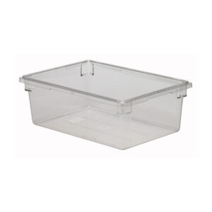 STORAGE BOX LARGE POLYCARBONATE CLEAR 46CM W X 66CM L X 15CM D - 33LTR