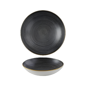 STONECAST RAW - BLACK - COUPE BOWL - 24.8CM (12)