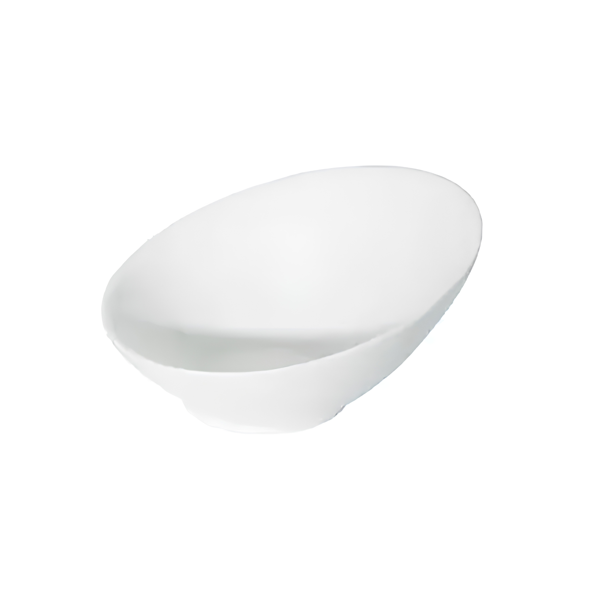 ACCENT - WHITE - SLANT TOP BOWL - 18CM (6)