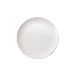 NEW BONE - WHITE - ROUND COUPE PLATE - 16.5CM (24)
