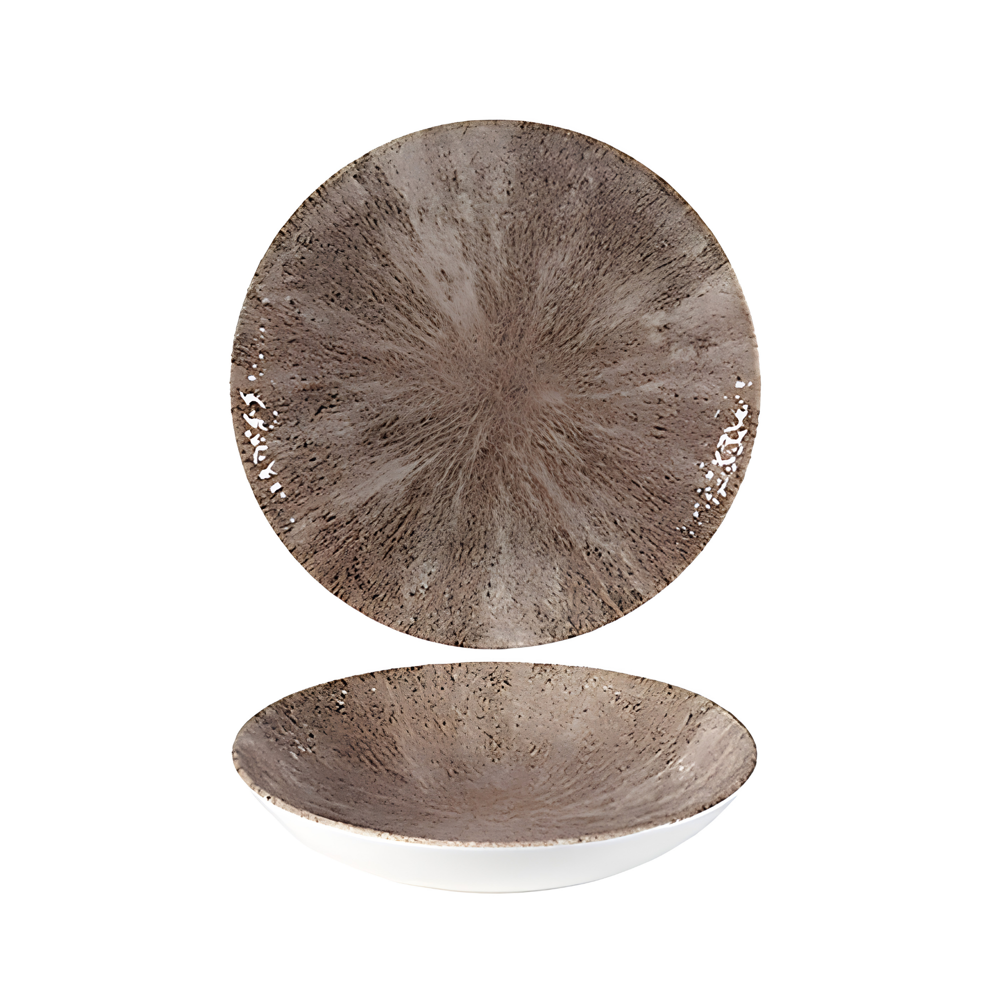 STONE - ZIRCON BROWN - COUPE BOWL - 18.2CM (12)