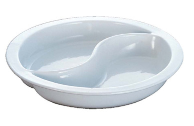 INSERT ROUND PORCELAIN 2 DIV 3.5 LT 328X70MM