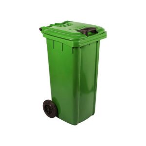 MOBILE REFUSE BIN 120LT (GREEN) ORGANIC WASTE
