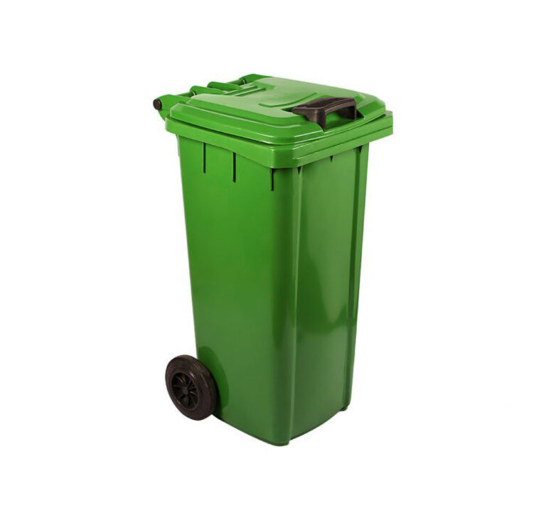 MOBILE REFUSE BIN 120LT (GREEN) ORGANIC WASTE