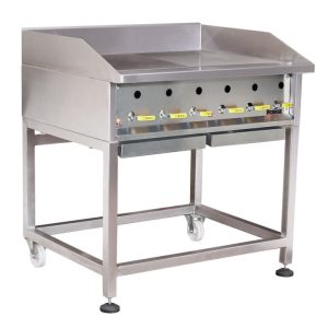 HEAVY DUTY HALF SOLID/RIBBED TOP GRILLER - GAS - 900