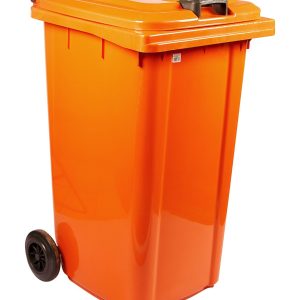 MOBILE REFUSE BIN 120LT (ORANGE) PAPER