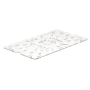 POLYCARBONATE CLEAR DRAIN SHELF FOR 1/1 PANS