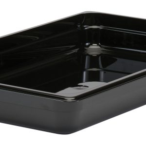 GN FOODPAN 1/1 POLYCARBONATE BLACK 65MM D