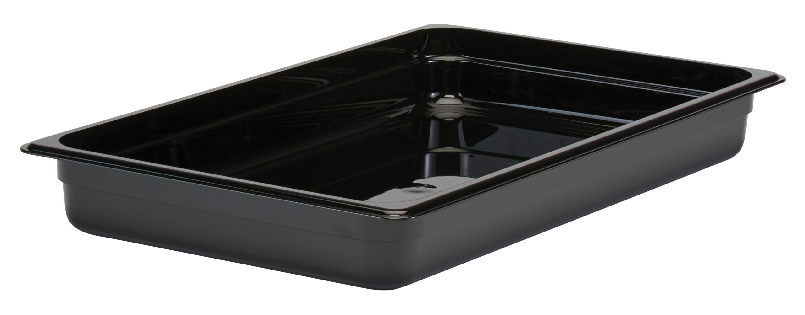 GN FOODPAN 1/1 POLYCARBONATE BLACK 65MM D