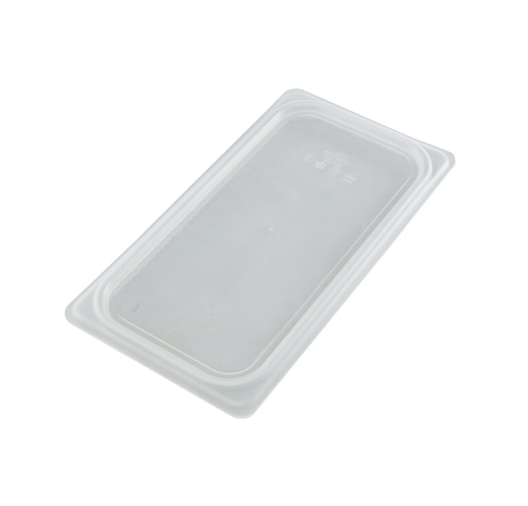 POLYPROPYLENE TRANSLUCENT SNAP ON SEAL COVER FOR 1/3 PANS