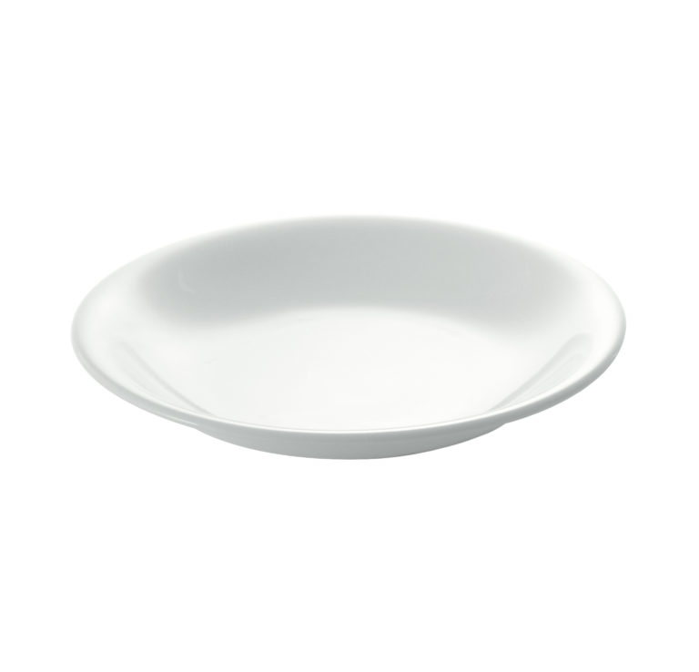 OLIVE – WHITE – DEEP COUPE PLATE – 27CM (12)