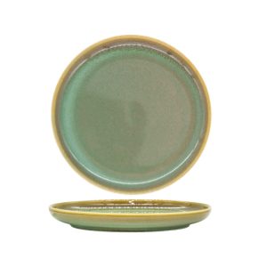 FYNBOS - ALOE GREEN - ROUND PLATE - 18CM (6)