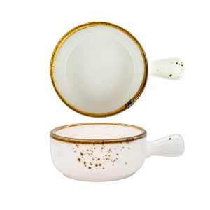 FYNBOS - KAROO SAND - SMALL BOWL WITH HANDLE - 10CM - 7CL (6)
