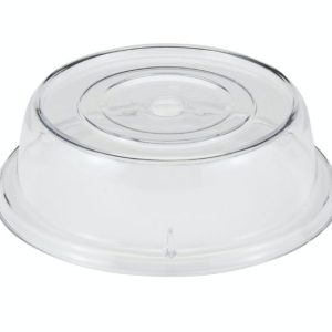 POLYCARBONATE PLATE COVER CLEAR 26.2CM DIAMETER - 7CM H