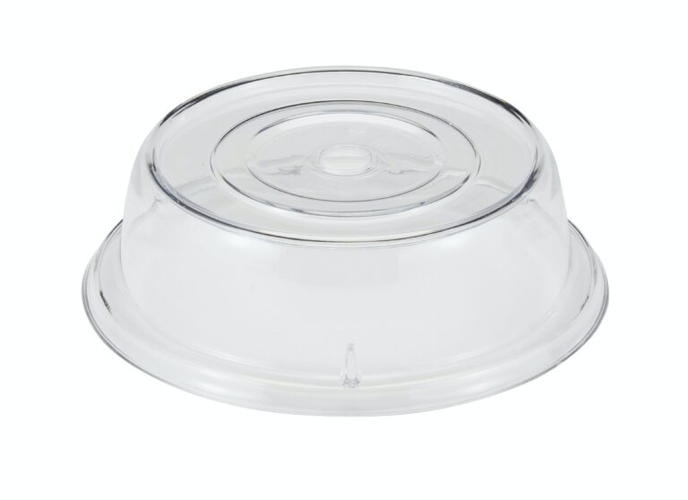 POLYCARBONATE PLATE COVER CLEAR 26.2CM DIAMETER – 7CM H