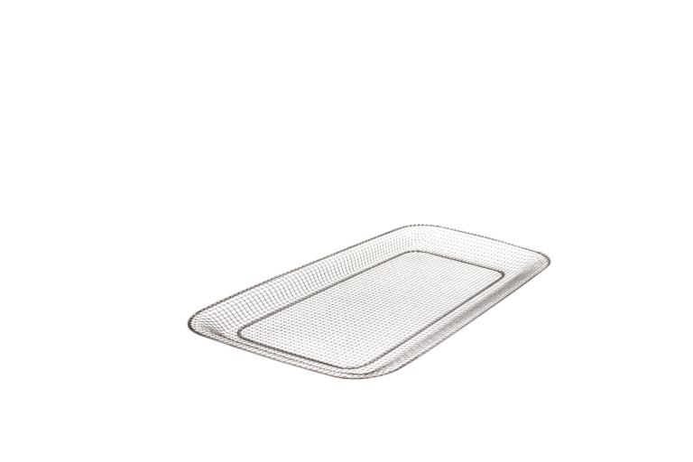 GN FRY BASKET – STAINLESS STEEL – 530MM X 330MM X 40MM