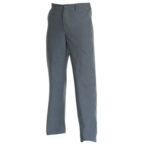 CHEFS UNIFORM – TROUSERS BLUE CHECK – SMALL