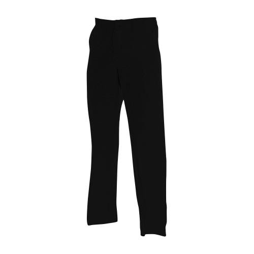 CHEF UNIFORM – TROUSERS BLACK ZIP – XXX LARGE