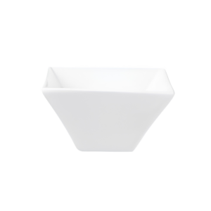 ACCENT - WHITE - SQUARE TRUMPET SHAPE BOWL - 23CM (8)