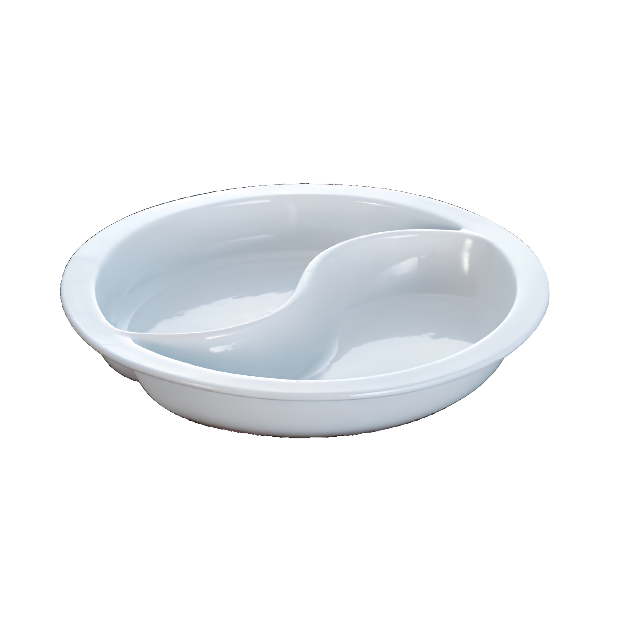 INSERT ROUND PORCELAIN 2 DIV 3.5 LT 328X70MM