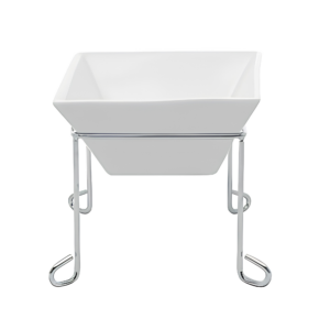 SMALL SQUARE BOWL STAND - 140MM X 120MM (1)