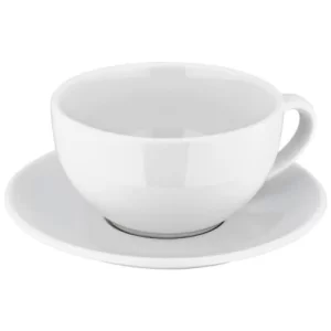 CONCORD - WHITE - COUPE SAUCER - 16CM (24)