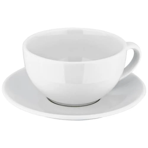 CONCORD – WHITE – COUPE SAUCER – 16CM (24)