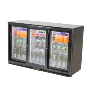 POLARCAB SLIDING DOOR BACK BAR COOLER - 3 DOOR