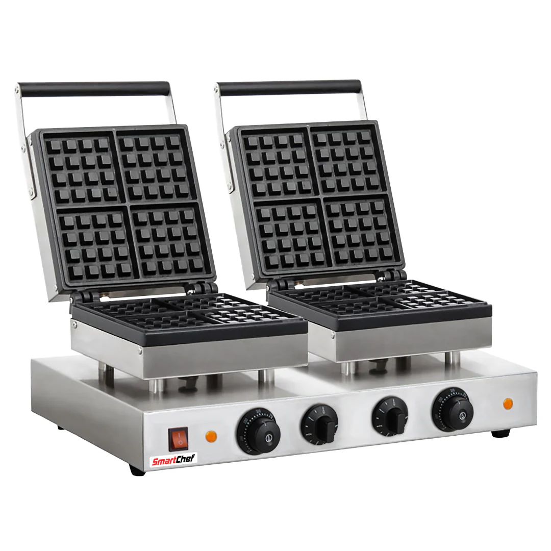 SMARTCHEF SQUARE WAFFLE BAKER DOUBLE