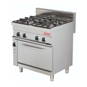 4 BURNER WITH ELECTRIC CONVECTION OVEN - 700 RANGE