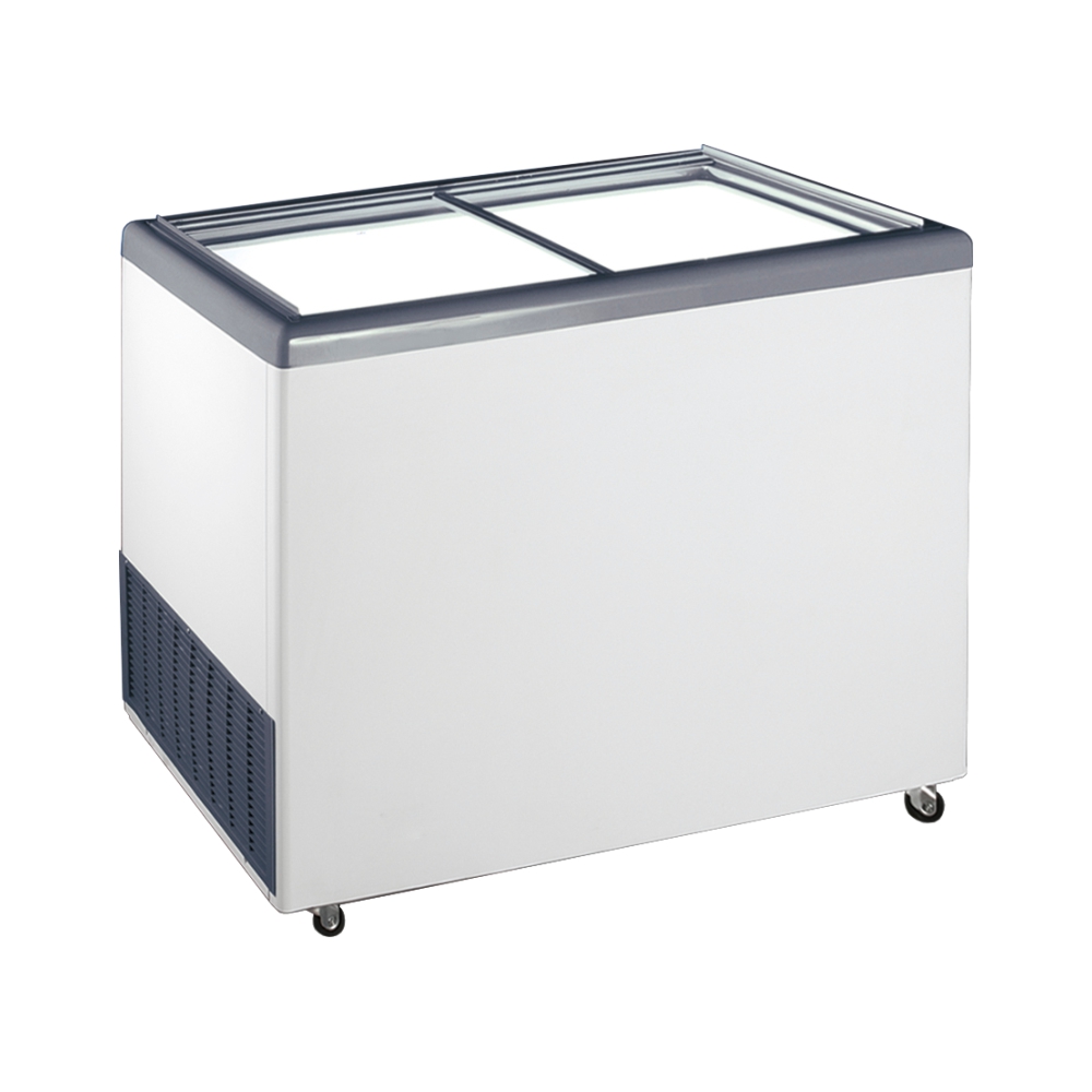 CHEST FREEZER WITH SLIDING GLASS TOP - 356LT