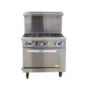 6 BURNER GAS RANGE WITH OVEN