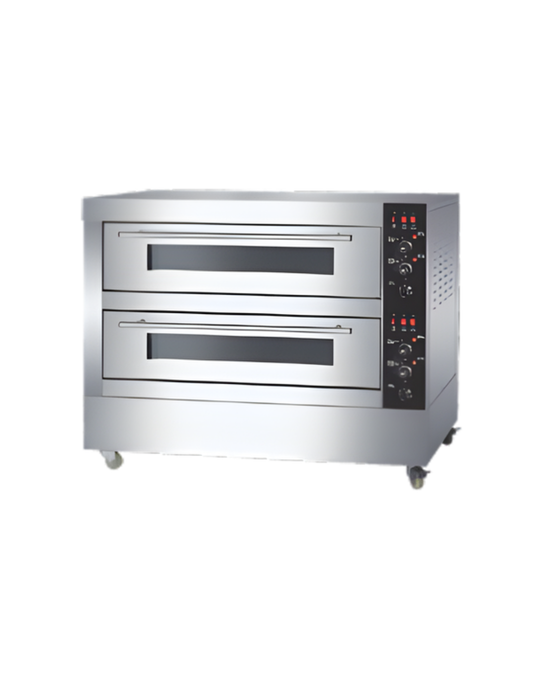 DECK OVEN - DOUBLE DECK - 2 TRAYS PER DECK