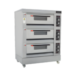 GAS DECK OVEN - TRIPLE DECK - 2 TRAYS PER DECK