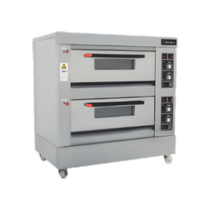 GAS DECK OVEN - TWO DECK - 2 TRAYS PER DECK