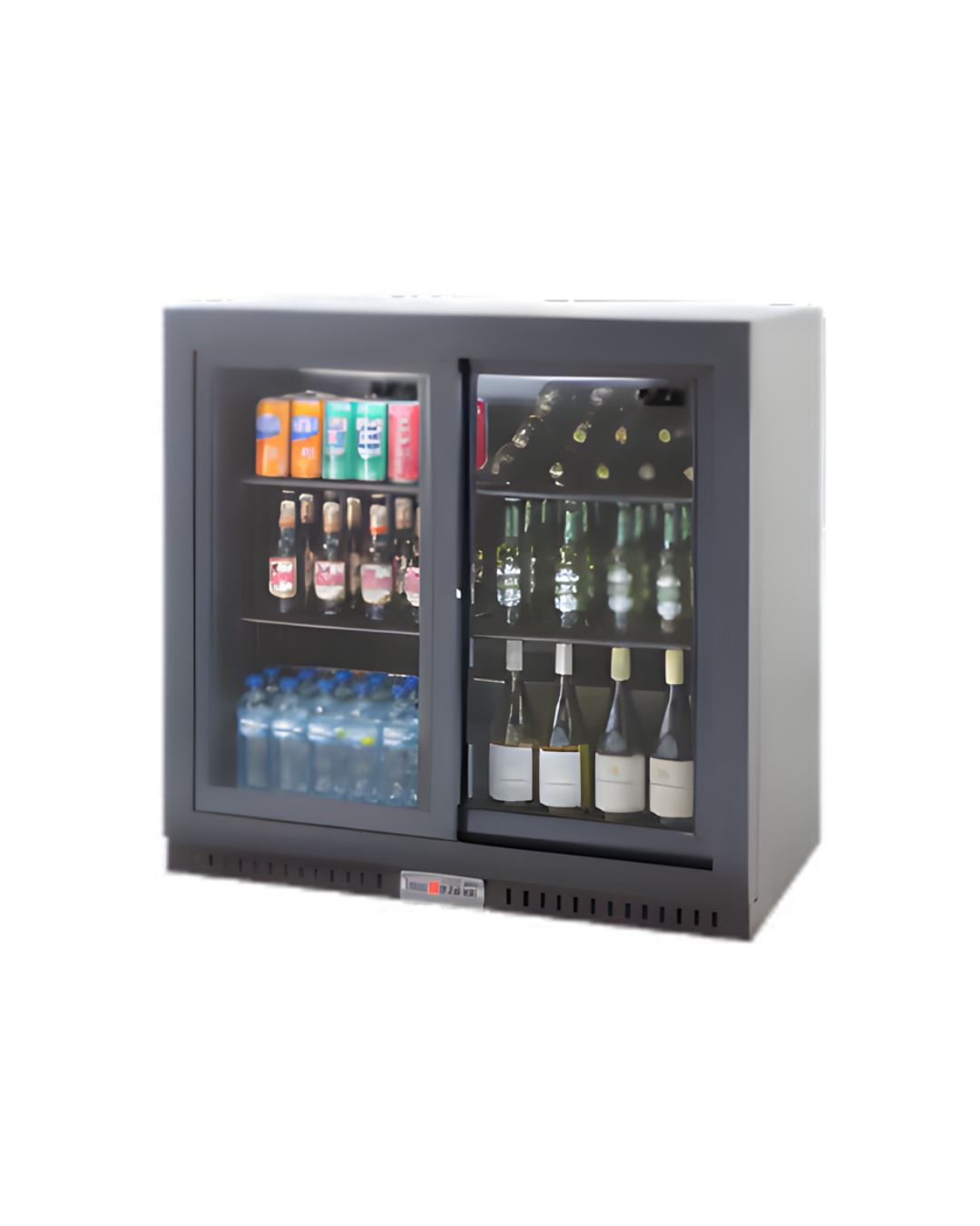BACK BAR FRIDGE - 2 SLIDING DOOR - HIGH