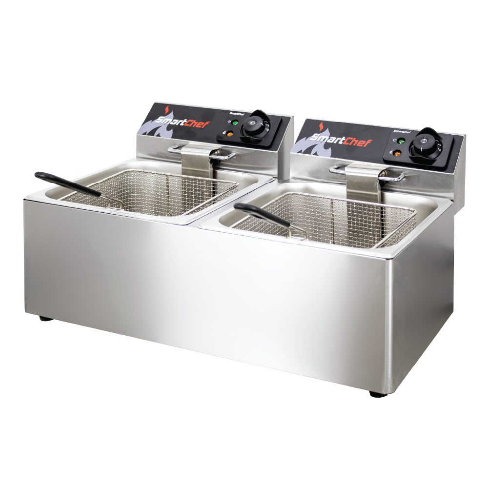 ELECTRIC FRYER – 2 X 11LT – COUNTER TOP – NEW LOOK