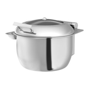INDUCTION SOUP STATION WITH HYDRAULIC GLASS LID - ROUND