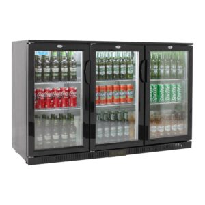 BACK BAR FRIDGE - 3 HINGED DOOR - HIGH