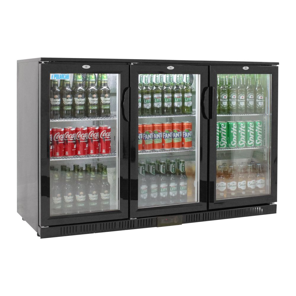 BACK BAR COOLER - 3 HINGED DOOR