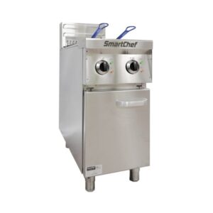 ELEC FRYER - 2 X 15LT - FLOOR STANDING