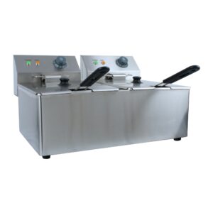 ELECTRIC FRYER - 2 X 6LT - COUNTER TOP - NEW LOOK