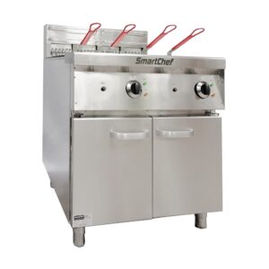 ELEC FRYER - 2 X 30LT - FLOOR STANDING