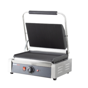 CONTACT GRILL - NON-STICK RIBBED PLATES