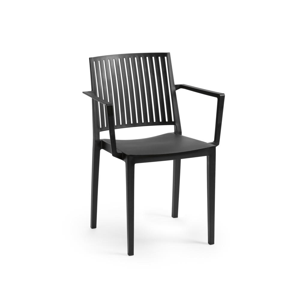 ARMCHAIR BARS BLACK