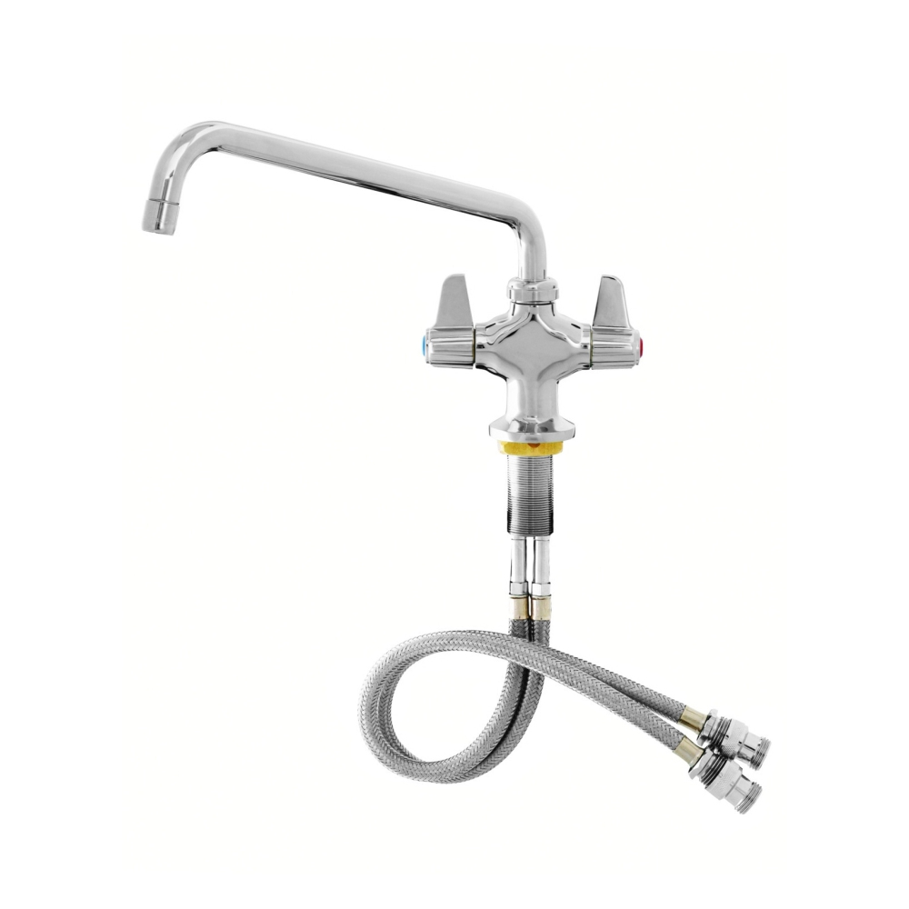 KITCHEN FAUCET WITH 8″ SPOUT – DECK MOUNTED