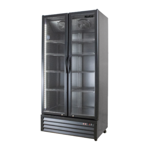 UPRIGHT FRIDGE DOUBLE GLASS DOOR - 940MM
