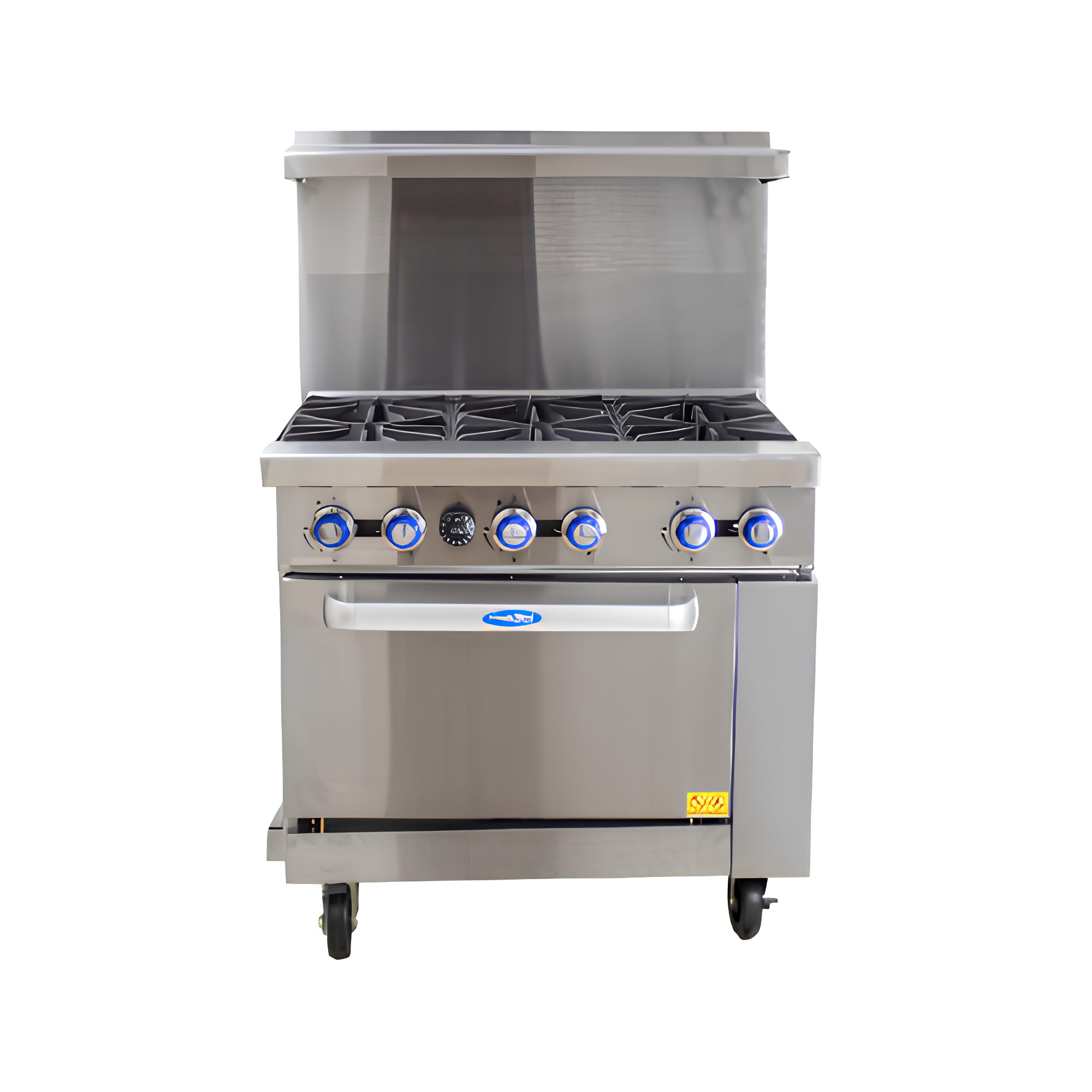 6 BURNER GAS RANGE WITH OVEN