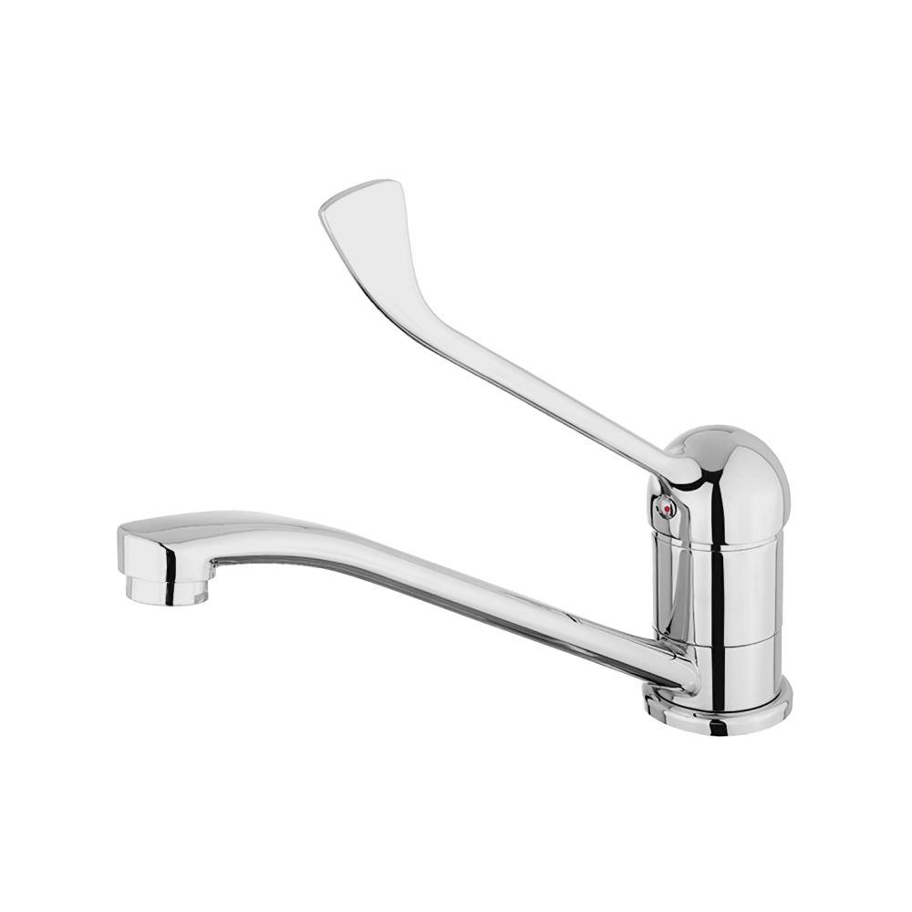 KITCHEN FAUCET WITH SINGLE LEVER & SWIVEL SPOUT – DECK MOUNTED