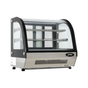 REFRIGERATED DISPLAY CABINET - 0.7 M - TABLE MODEL - CURVED GLASS